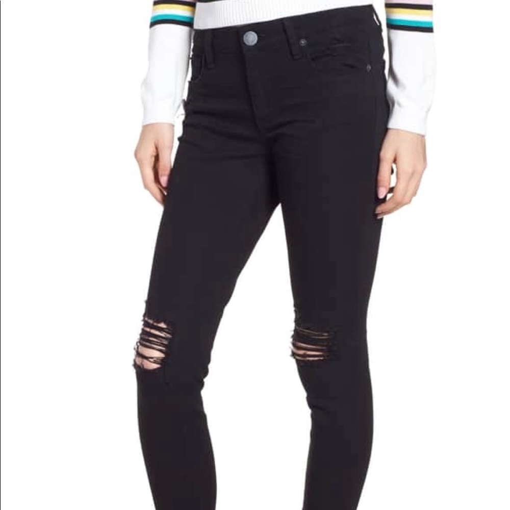 STS BLUE Emma Ripped Fray Hem Skinny Jeans